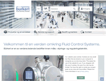 Tablet Screenshot of burkert.no