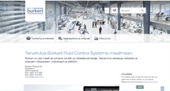 Desktop Screenshot of burkert.fi
