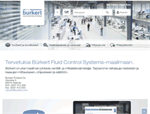 Tablet Screenshot of burkert.fi