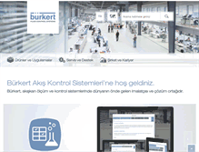 Tablet Screenshot of burkert.com.tr