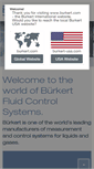 Mobile Screenshot of burkert.com
