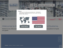 Tablet Screenshot of burkert.com