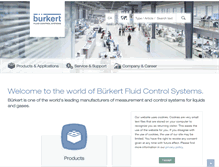 Tablet Screenshot of burkert.ca