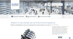 Desktop Screenshot of burkert.nl