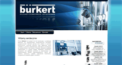 Desktop Screenshot of burkert.pl