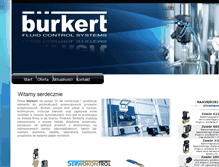 Tablet Screenshot of burkert.pl