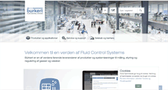 Desktop Screenshot of burkert.dk