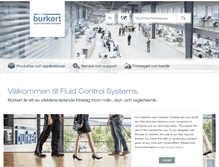 Tablet Screenshot of burkert.se
